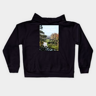 Studley Park, Fountains Abbey, Yorkshire. Travel poster Kids Hoodie